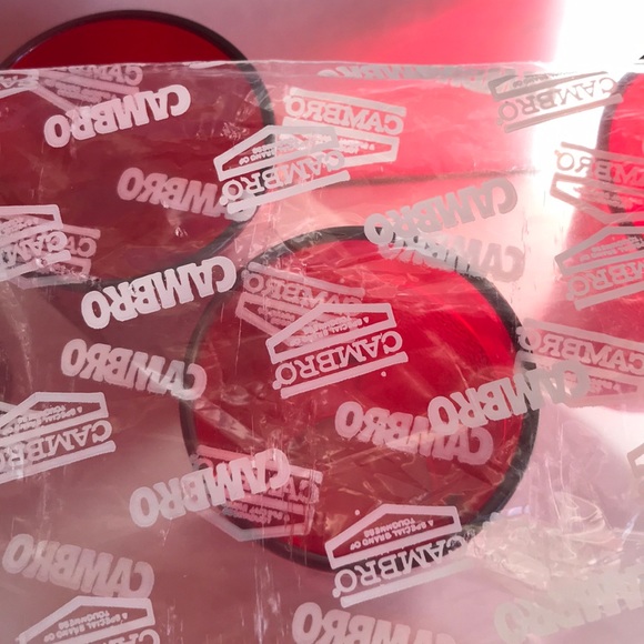 Vintage Acrylic Cambro 4 ounce acrylic juice cups - Picture 6 of 12